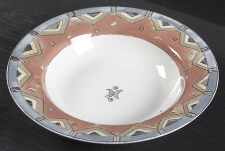 Coffee Shoppe Rim Soup Bowl