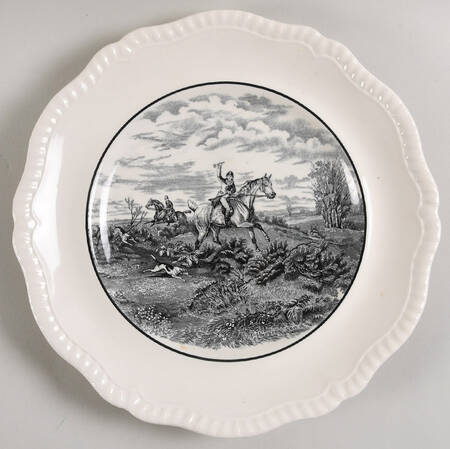 Herring Hunt Dinner Plate by Spode