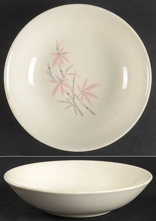Pink Bamboo Fruit/Dessert (Sauce) Bowl