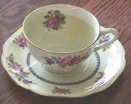 HCZ250 Footed Cup & Saucer Set by Haas-Czjzek Coronado