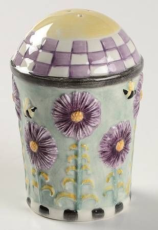Lavender Tea Garden Figural Pepper Shaker