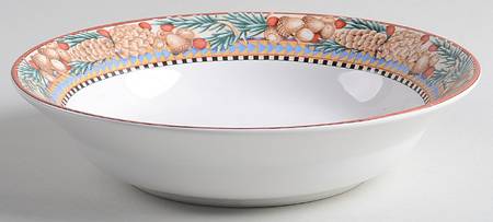 Pine Cone Coupe Soup Bowl