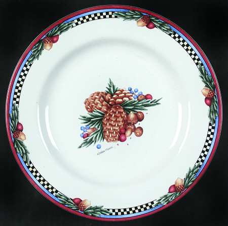 Pine Cone Salad Plate