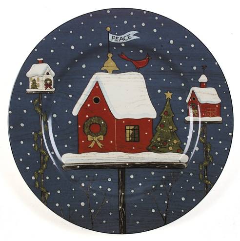 Home For The Holidays Salad/Dessert Plate