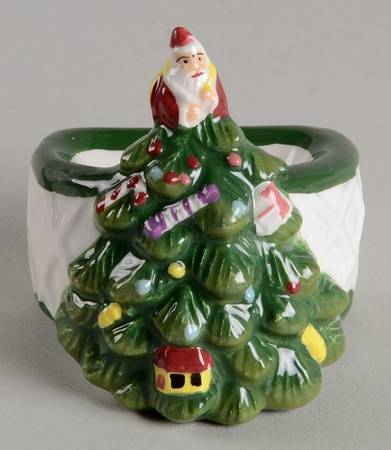 Christmas Tree Figural Napkin Ring