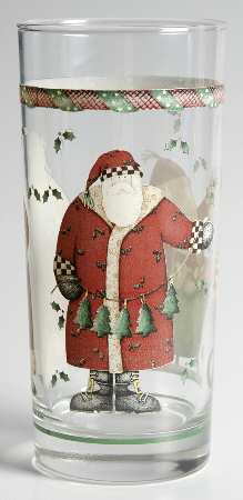 Santa's Spirit 16 Oz Glassware Tumbler