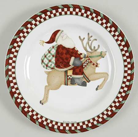 Santa's Spirit Salad Plate