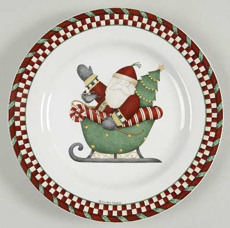 Santa's Spirit Salad Plate