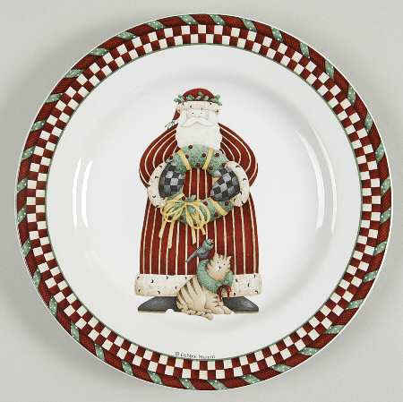 Santa's Spirit Salad Plate