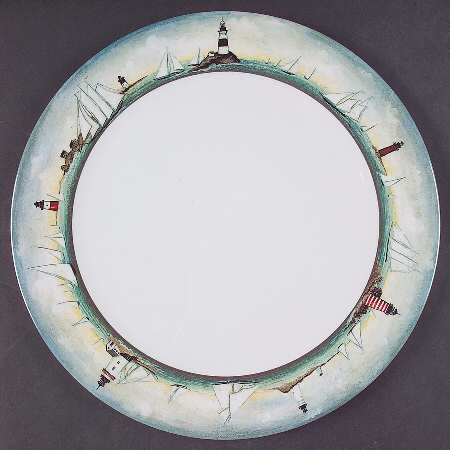 By The Sea (Made In Indonesia) Plastic Dinner Plate