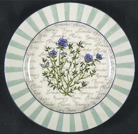 Herb Garden Salad Plate