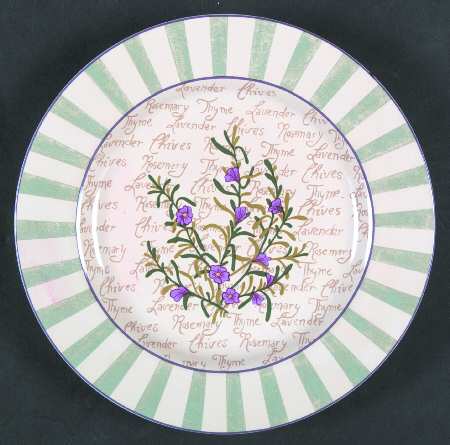 Herb Garden Salad Plate