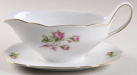 08186 Gravy Boat with Attached Underplate by Scherzer