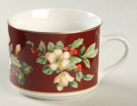Splendor Burgundy Flat Cup