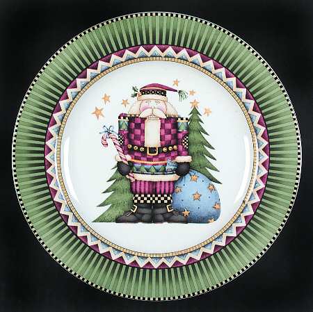 Nutcrackers Salad/Dessert Plate