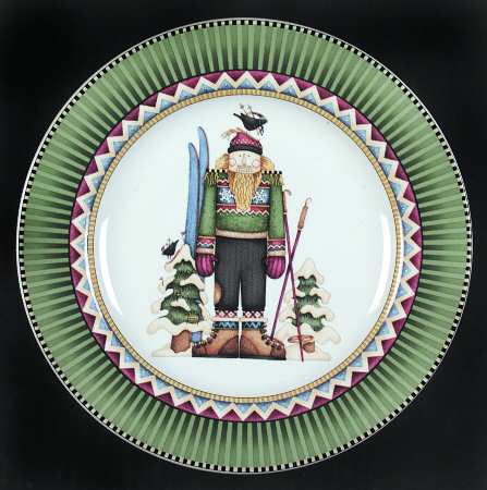 Nutcrackers Salad/Dessert Plate