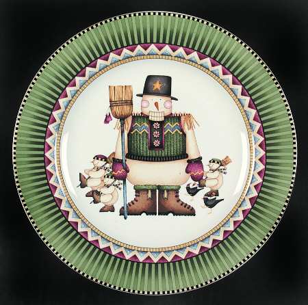 Nutcrackers Salad/Dessert Plate