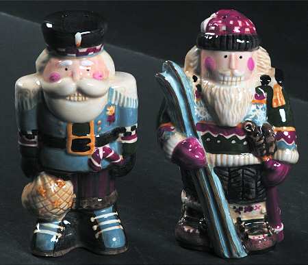 Nutcrackers Figural Salt & Pepper Set