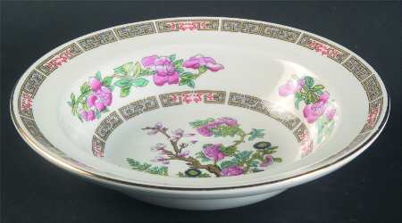 Indian Tree Rim Cereal Bowl