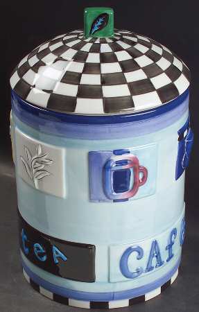 Bistro Cookie Jar & Lid
