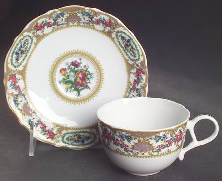 Sevres Flat Cup & Saucer Set
