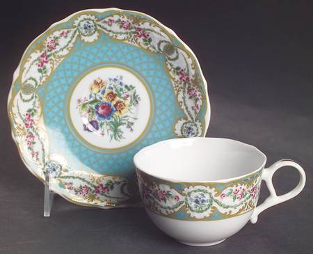 Sevres Flat Cup & Saucer Set