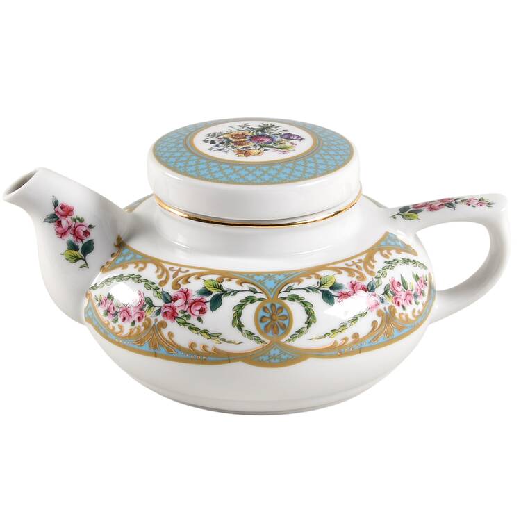 Sevres Teapot for Individual Teapot & Lid with Cup