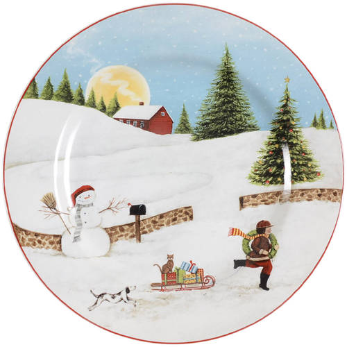 Christmas Valley Salad/Dessert Plate