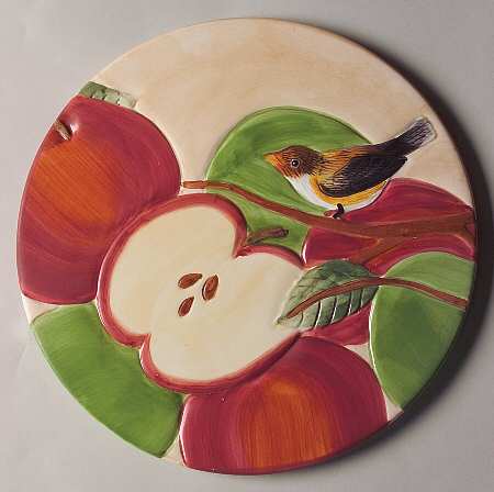 Apple Orchard 9" Round Trivet
