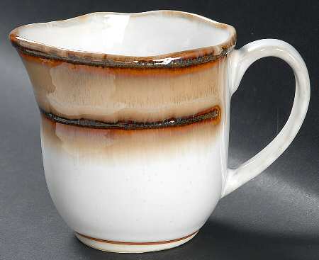 Waves Brown Creamer by Sango