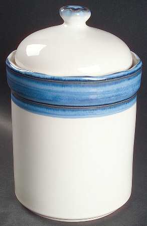 Waves Blue Extra Large Canister & Lid