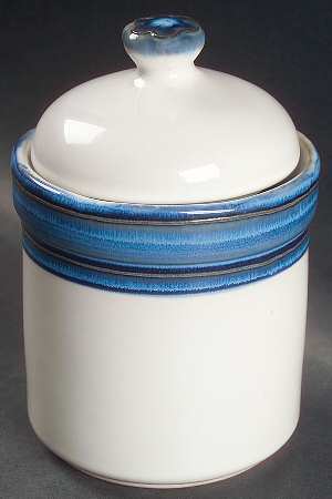 Waves Blue Small Canister & Lid