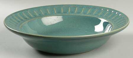 SAK14 Green (SAGE) Large Rim Soup Bowl