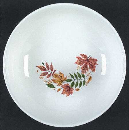 Autumn Leaves 9" Round Vegetable Bowl