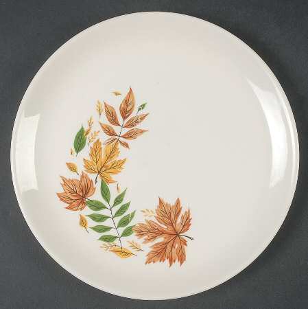 Autumn Leaves Salad Plate