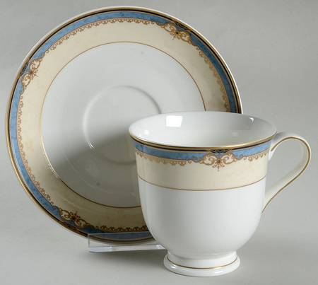 Chattel Blue Footed Cup & Saucer Set