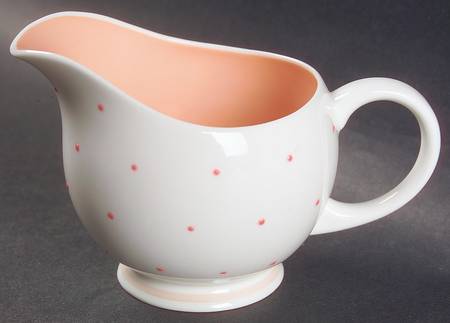 Raised Spot Pink Creamer