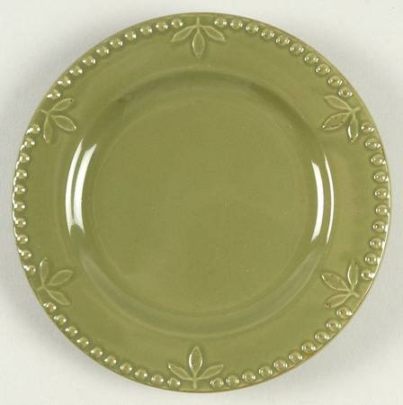 Sorrento Oregano (Green) Bread & Butter Plate
