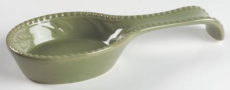 Sorrento Oregano (Green) Spoon Rest/Holder (Holds 1 Spoon)
