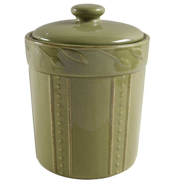 Sorrento Oregano (Green) Large Canister & Lid