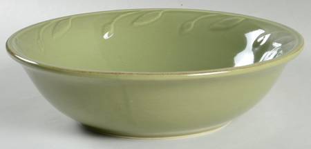 Sorrento Oregano (Green) 9" Round Vegetable Bowl