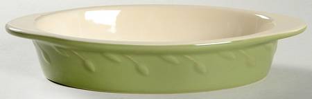 Sorrento Oregano (Green) 9" Oval Baker