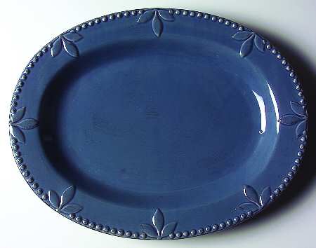 Sorrento Mediterranean (Blue) 14" Oval Serving Platter