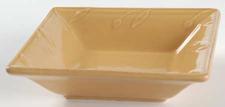 Sorrento Wheat (Gold) Individual Square Dip Dish
