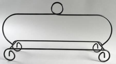Sorrento Beaujolais (Burgundy) Metal Stand for 19" Rectangular Platter