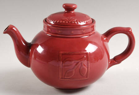 Sorrento Beaujolais (Burgundy) Teapot & Lid