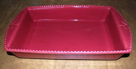 Sorrento Beaujolais (Burgundy) 13'' Rectangular Baker