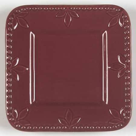 Sorrento Beaujolais (Burgundy) Square Bread & Butter Plate