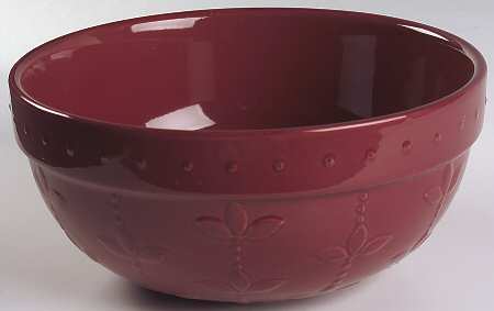 Sorrento Beaujolais (Burgundy) 9" Mixing Bowl