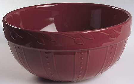 Sorrento Beaujolais (Burgundy) 10" Mixing Bowl